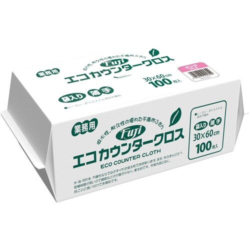フジ エコカウンタークロス 薄手 ピンク