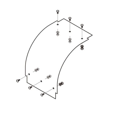 ケーブル保護板 標準色塗装 P−DPOP