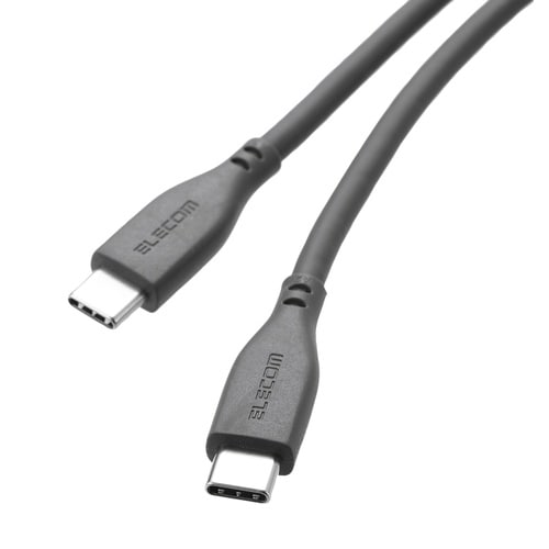 USB−Cケーブル PD100W 2m シリコン灰