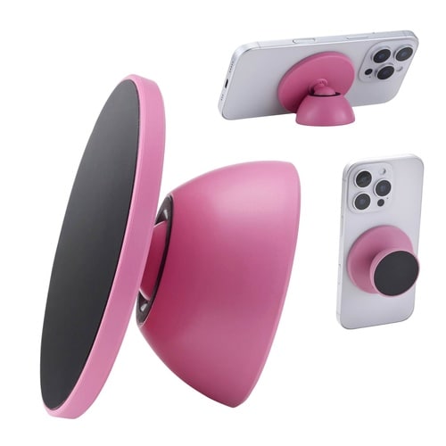 MagSafe対応スマホスタンド マグネット 桃