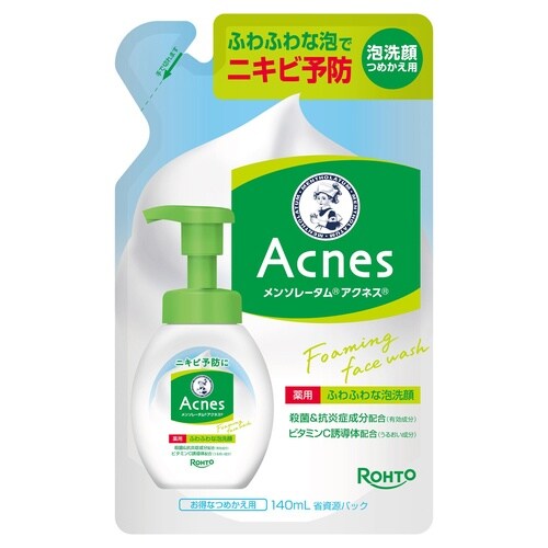 アクネス薬用ふわふわな泡洗顔(替)140ML