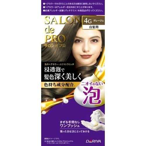 SP泡のヘアカラー・Eリッチ白髪用4G