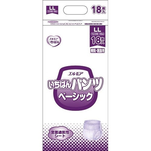 エルモアいちばん パンツベーシック LL 18枚