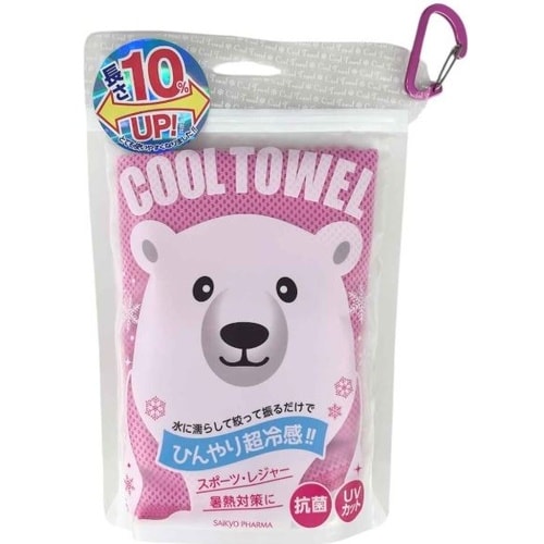 クールタオルシロクマブロッサムピンク 1枚