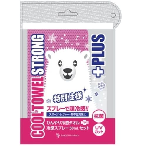 クールタオルストロングプラスブロッサムピンク 1枚