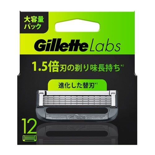 ジレットラボ角質除去バー搭載替刃12B12個
