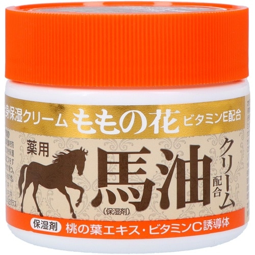 ももの花馬油クリーム 70G