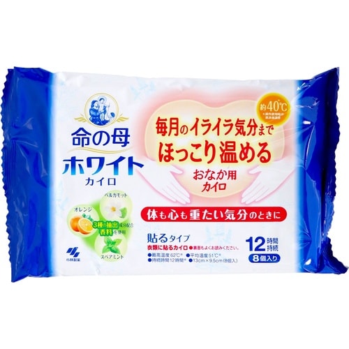 命の母 ホワイト カイロ 貼るタイプ 8個
