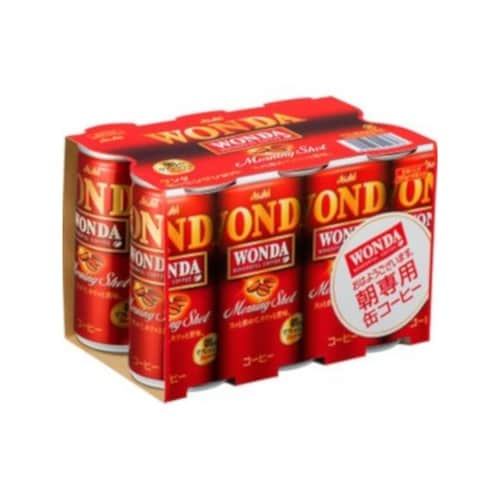 ヒ飲料 ワンダ モーニングショット185gx6x5
