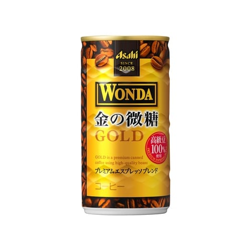 アサヒ飲料 ワンダ 金の微糖 缶 185mlx30