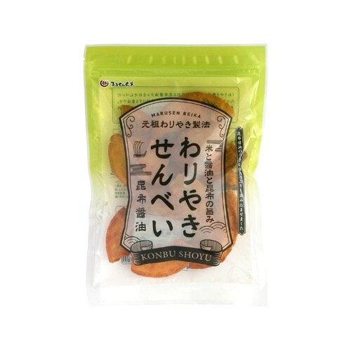 せん米菓 わりやきせんべい昆布醤油 70g x15