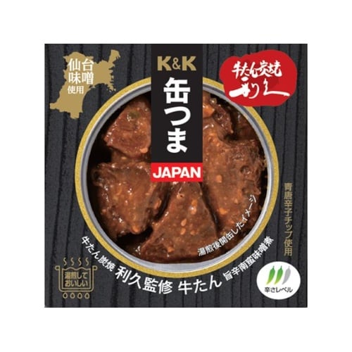 焼利久監修 牛たん旨辛南蛮味噌煮 140g x24
