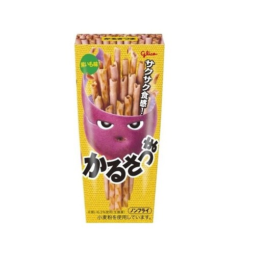 グリコ かるさつま 紫いも味 36g x10