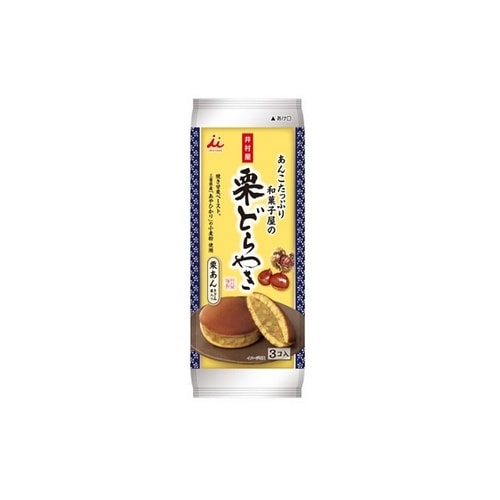 屋 あんこたっぷり和菓子屋の栗どら焼き 3個 x6