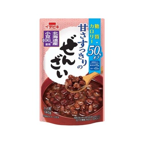 甘すっきり糖質50%オフぜんざい 140g x10