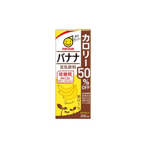 飲料バナナ カロリー50%オフ 200ml x24