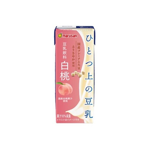 アイ ひとつ上の豆乳 白桃 紙 200ml x24