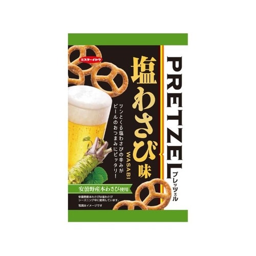 イトウ プレッツェル 塩わさび味 40g x12