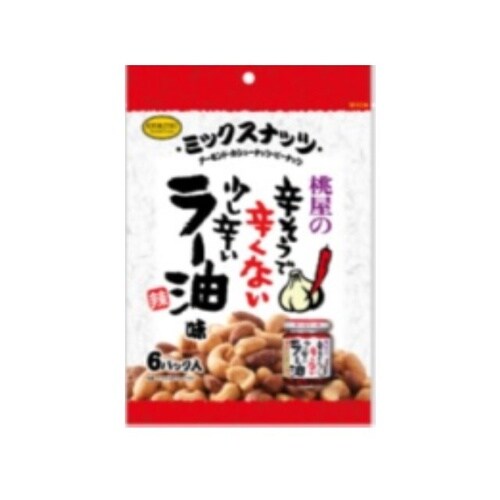 食品 ミックスナッツ 食べるラー油味 90g x6