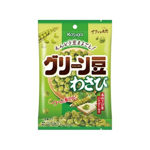 春日井製菓 グリーン豆 わさび 73g x12