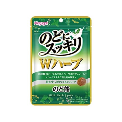 春日井製菓 のどにスッキリWハーブ 91g x6