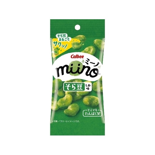 カルビー miino そら豆しお味 20g x18