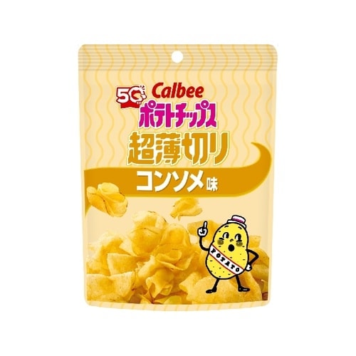 ー ポテトチップス超薄切りコンソメ 40g x12