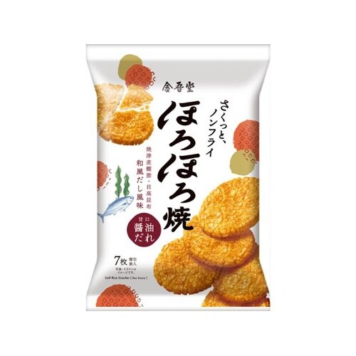 金吾堂製菓 ほろほろ焼 甘口醤油だれ 7枚x12