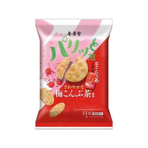 吾堂製菓 さわやかな 梅こんぶ茶風味 14枚x12