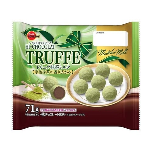 ブルボン トリュフ抹茶ミルク 71g x12