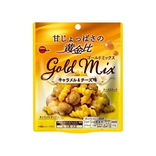 ゴールドMIXキャラメル&チーズ 33g x12