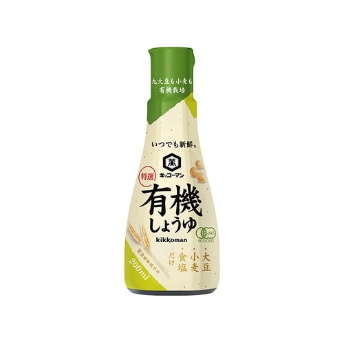 いつでも新鮮特選有機しょうゆ 200ml x12