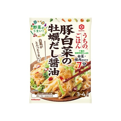 キッコーマン 豚白菜の牡蠣だし醤油 72g x10