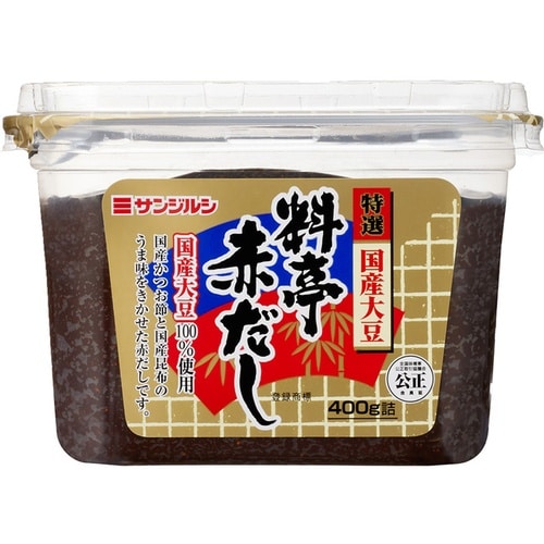 サンジルシ 特選料亭赤だし 400g x8
