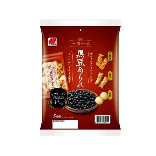 三幸製菓 一期一米 黒豆あられ 80g x12