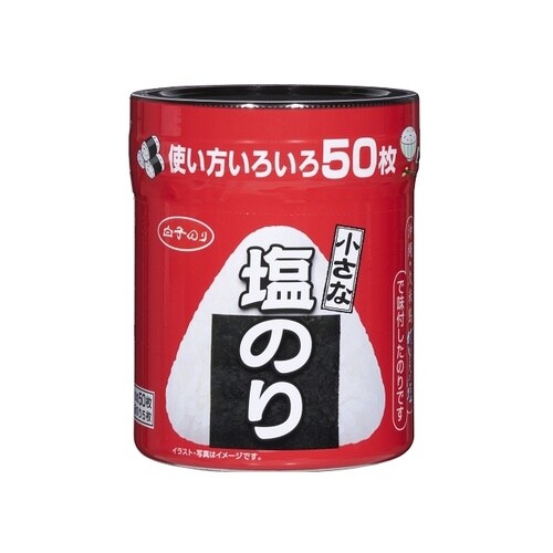 白子のり 卓上 小さな塩のり 10切50枚 x12