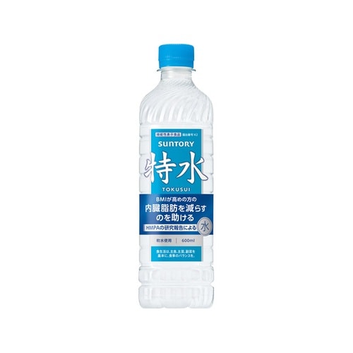 性表示食品 特水手売り用ペット 600ml x24