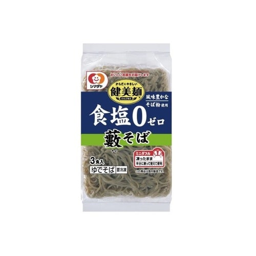 健美麺 食塩ゼロ 藪そば 160gX3食 x10