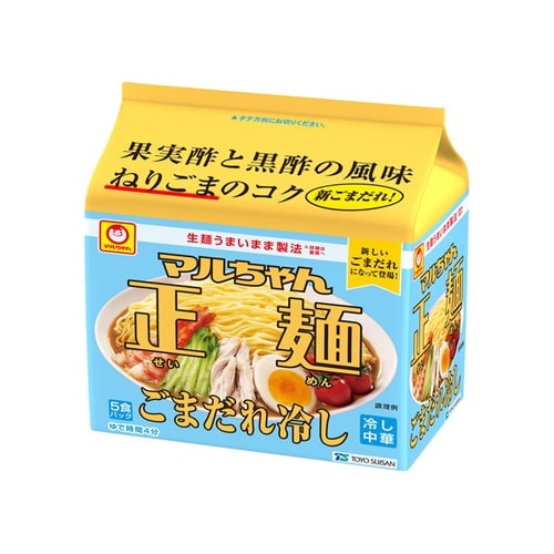 マルちゃん正麺ごまだれ冷し5食 119gX5 x6