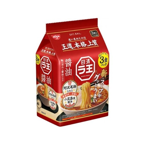 日清食品 ラ王 醤油 98gX3食 x9