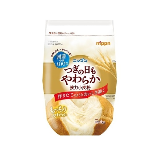 プン つぎの日もやわらか強力小麦粉 1Kg x12