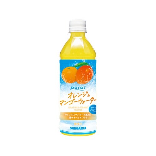 オレンジ&マンゴーウォーター 500ml x24