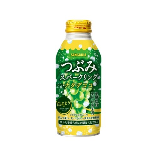 つぶみスパークリングナタデココ 380g x24