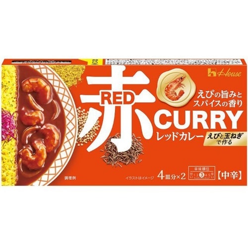 ハウス レッドカレー 中辛 140g x10