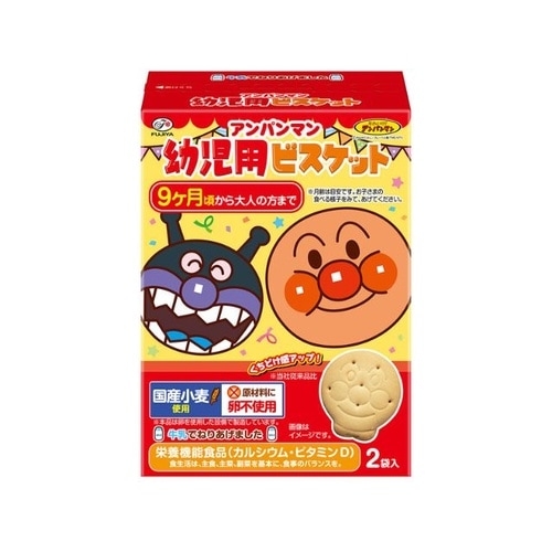 二家 アンパンマン 幼児用ビスケット 84g x5