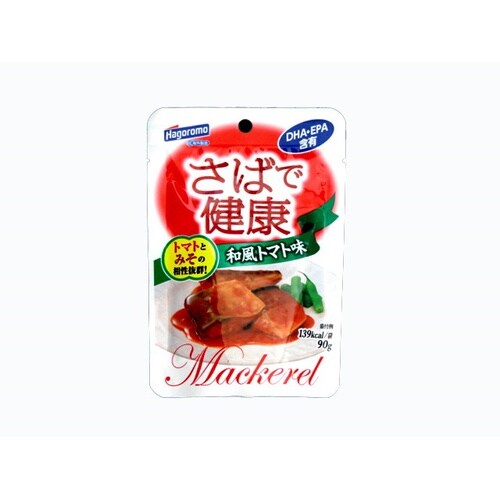 ズ さばで健康和風トマト煮 パウチ 90g x12