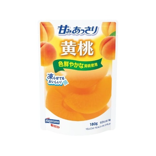 ごろも 甘みあっさり 黄桃 パウチ 180g x6
