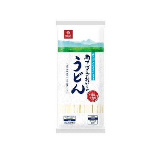 ばく 南アルプスのおいしいうどん 360g x12