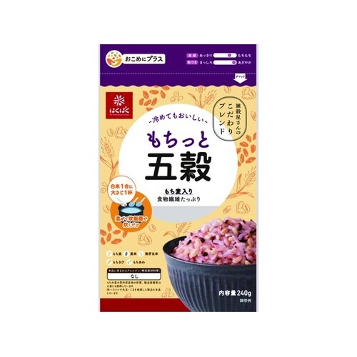 はくばく もっちり五穀 240g x8