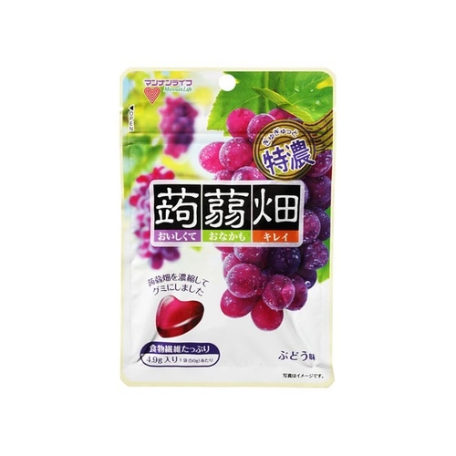 ンナンライフ 特濃蒟蒻畑 ぶどう味 50g x10